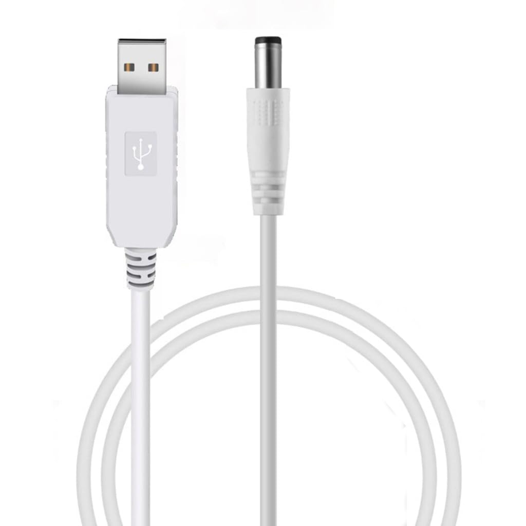 Tsophreniq USB Boosts USB to DC5.5mm 9V 12V Converter Cable 5V to DC9V 12V 5.5x2.1mm 8 Connecters Power Converter