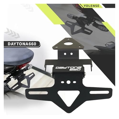 Support de plaque d'immatriculation Daytona 660 finition noir mat - 2