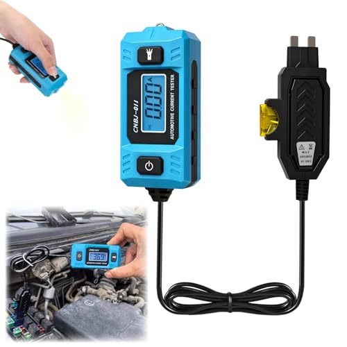 Automotive Circuit Fault Probe Tester, Portable High-Precision Current Tester, Short Finder with LED Display and Lighting for Various Vehicles