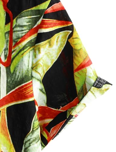 Image of VATPAVE Mens Casual Hawaiian Floral Shirts Short Sleeve Button Down Tropical Shirts Beach Summer Shirts