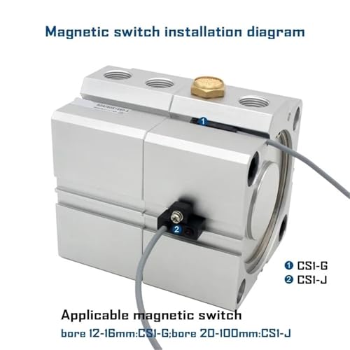 Vérin pneumatique SDAT20 compact pour optimiser l'espace machine - 6