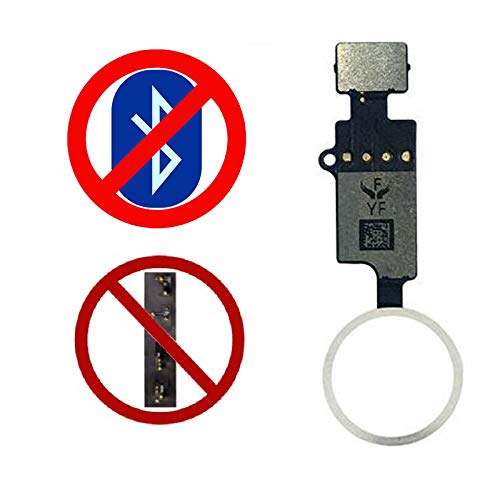 ePartSolution YF Home Button Universal Flex Cable Return Function 3rd JC Home Button Universal 3rd Replacement Compatible with iPhone 7/7Plus iPhone 8/8Plus USA (Sliver)