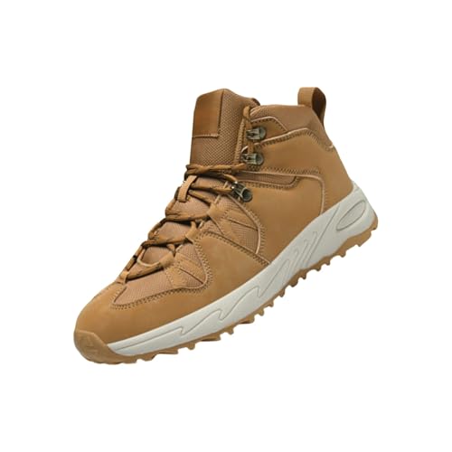 Generisch Zapatillas de senderismo para hombre, impermeables, antideslizantes, ligeras, cómodas, resistentes al viento, resistentes a la abrasión, botas tácticas, suela gruesa, para camping, viajes