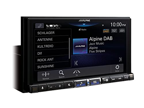 Alpine iLX-705D Wireless Apple CarPlay and Android Car Radio with 7 Inch Display