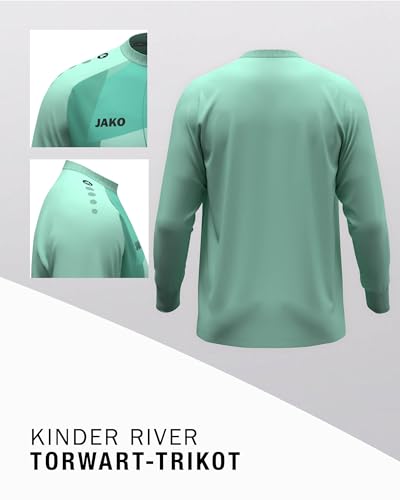 JAKO Unisex Kinder Torwart-Trikot River, Minze, 152