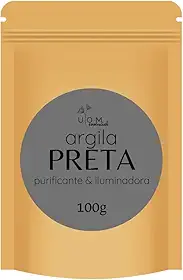 Argila Preta Purificante e Iluminadora | 100g e 500g (100g)