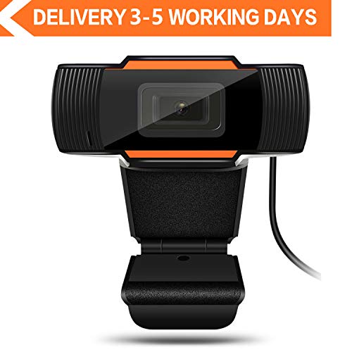 Webcam 1080P Auto Focus Full HD Widescreen Web Camera with Microphone USB Computer