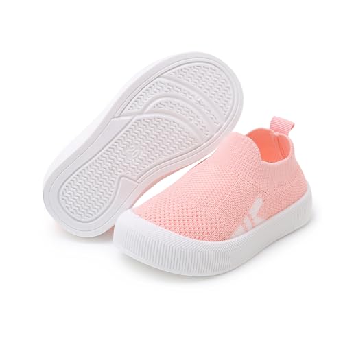 SOFMUO Baby Boys Girls Toddler Sneakers Kids Lightweight Knit Walking Shoes Mesh Breathable Tennis Trainers Shoe 1-3 Yrs…2