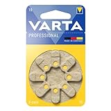 64 Power one VARTA Professional Hörgerätebatterien Größe p10, PR70, Innovative Folien-Technologie, umweltfreundliche, plastikfreie Verpackung - Made in Germany