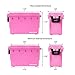 Sheffield 12631 Ammo Storage Box, Stackable .30 Cal Field Boxes, Water and Dust Resistant, Lockable Storage Box with Handle, Secures Hunting Gear, Supplies, and Bullets, Made in USA, Pink, 1-Pack