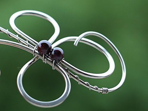 Vista 3 de Broche plateado para el cabello, pasador, suéter, bufanda, puños para el cabello, soporte para moño celta, regalo para ella