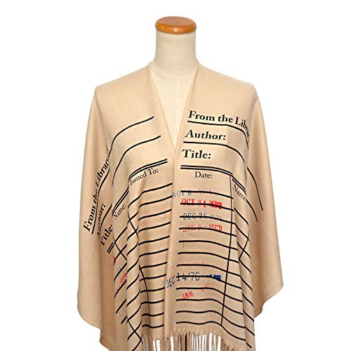 Universal Zone Library Card Scarf with Day Due Stamps2