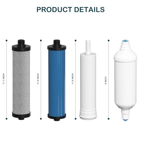 Replacement Water Filter Kit with Membrane for Microline 435 Reverse Osmosis Systems, Compatible with TFC-25D, TFC-4, TFC-435 Models - Image 5