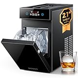 ecozy 2.1' Clear Ice Ball Maker with CrystalFlux Technology,...