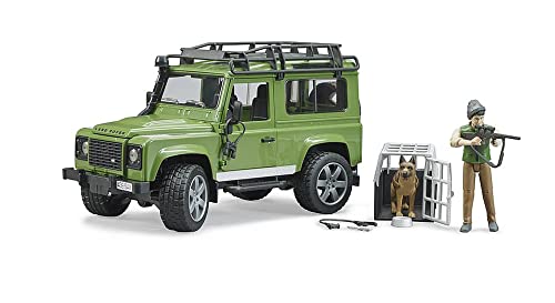 Bruder 02587 Land Rover Defender W Forester And Dog #TOP1