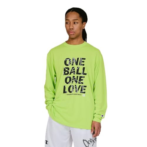 長袖 丸首 抗菌防臭 速乾 高通気 ワンポイントロゴプリント ロングスリーブTシャツ バスケットボール C3-CB427-640-XL