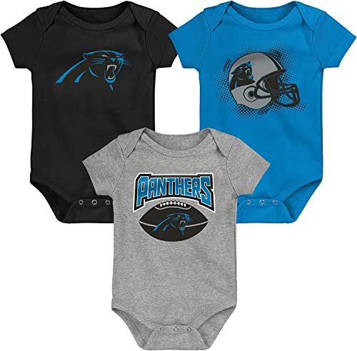 Image of Outerstuff NFL Newborn Infants Game On 3 Piece Primary Logo Creeper Bodysuit Romper Set