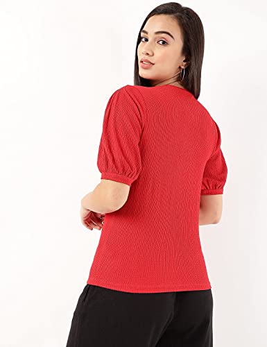 Image of Marks & Spencer Women's Regular Blouse (T43 7840K Red XS)