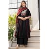 amayra womens pure cotton a line kurta set with palazzo pants dupattaethnic wearkurti suit set for women