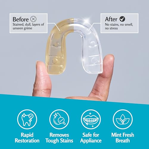 image for Retainer Cleanser Tablets Invisalign Cleaner, Removes Odors Discolorat