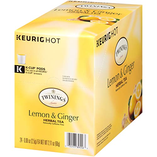 Twinings Of London Lemon & Ginger Herbal Tea K-Cups For Keurig, 96 Count #TOP2