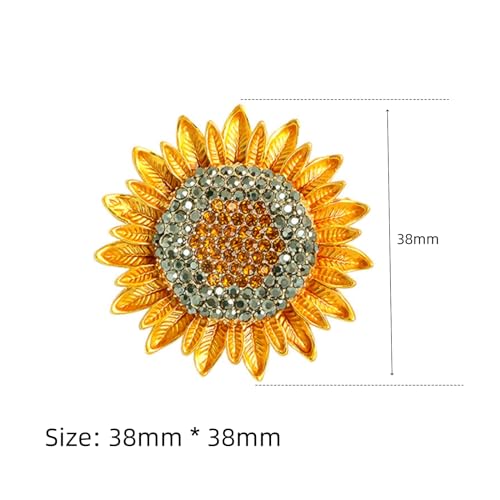 Image of Rhinestone Brooch Pins for Women, Vintage Crystal Enamel Brooches, American Flag Pin Patriotic Lapel Pins Gift for Suit Clothes Bag Accessories