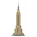LEGO Architecture Empire State Building 21046 New York City Skyline Architecture Model Kit for Adults and Kids, Build It Yourself Model Skyscraper (1767 Pieces)