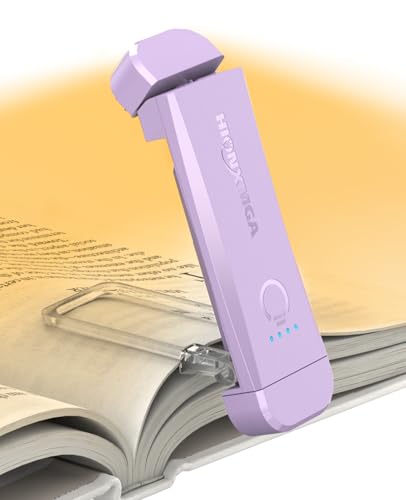 Image of HIONXMGA Book Light,Rechargeable Reading Light for Books in Bed at Night