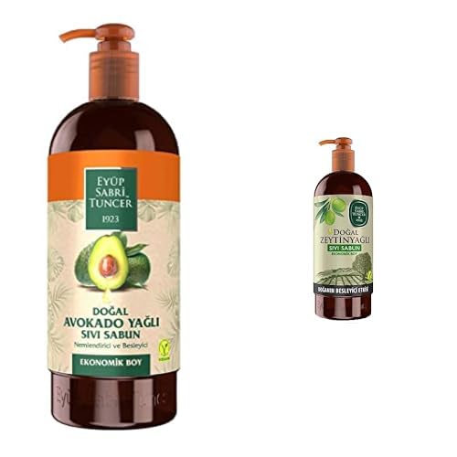 Eyüp Sabri Tuncer Doğal Avokado Yağlı Sıvı Sabun (750 ml) xEyüp Sabri Tuncer Doğal Zeytinyağli Sivi Sabun 750 ml Pet Şişe (1 x 750 ml)