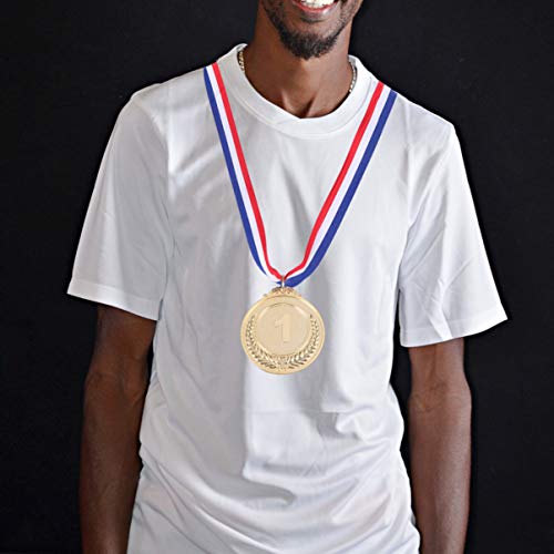 Medalhas de Prêmio IMIKEYA com Fita de Pescoço e Medalhas de Prêmio de Metal para Jogos Esportivos C