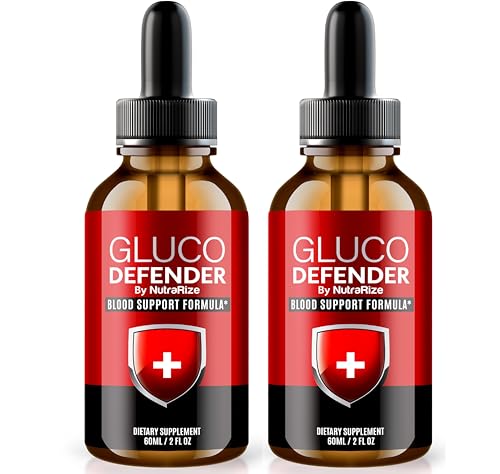 (2 Pack) Gluco Defender Drops All-Natural GlucoDefender for Healthy Levels Premium Blood Support Formula For Overall Health and Holistic Wellness Gluco Defender 24 Gotas Reviews (60 Servings)