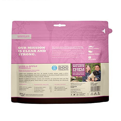 ACANA Singles Lamb & Apple Dog Treats - Image 2