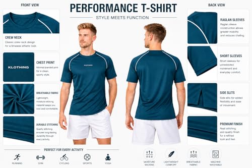 Image of Men's Olive Green Performance T-Shirt, Quick Dry, Breathable, 2-Way Stretch, Reflective Detailing, Running & Gym Wear