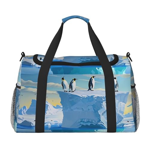Penguins On The Iceberg �v�����g �g���x�� �_�b�t���o�b�O �j�����p L�T�C�Y �X�|�[�c �W�� �o�b�O �n���h�o�b�O �V�����_�[�X�g���b�v�t�� ���s �T�� �ނ� �n���e�B���O�p