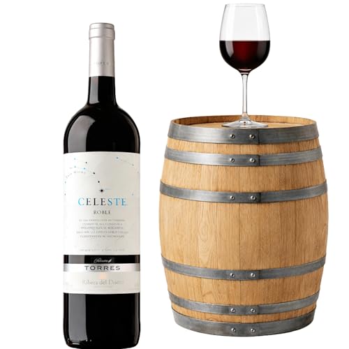 Vino Tinto Ribera del Duero Celeste Roble | Tinta Fina | 3 meses en barrica roble francés | 13,5% Vol. | 1 botella 75cl