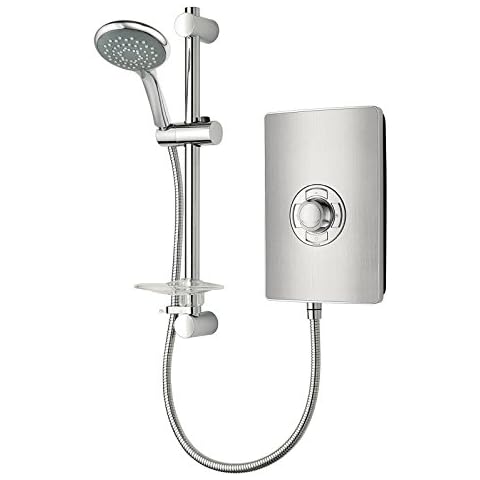 Triton Showers RECOL209BRSTL Collection II Contemporary Electric Shower, Brushed Steel, 9.5 KW Cover