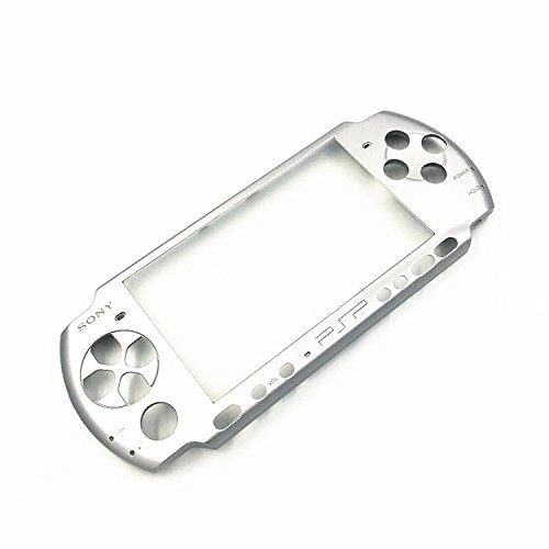 New Replacement Front Faceplate Shell Case Cover For Sony PSP 3000 3001 3002 3003 Silver