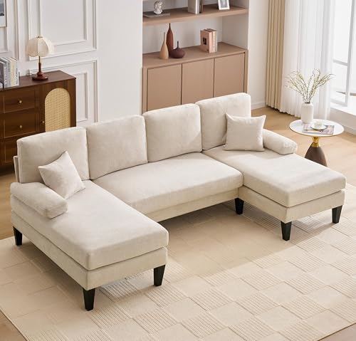 Reedvales 98" Sectional Couches for Living Room, U Shaped Couch