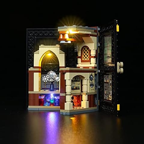 LMTIC Led Lighting Kit for Lego Harry Potter Hogwarts Moment Defence Class 76397 Building Kit Light Set Compatible with Lego 76397 (NOT Included The Lego Sets) Cover