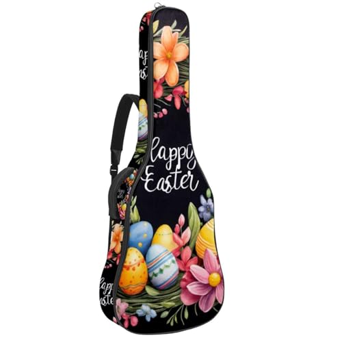 Sac universel guitare acoustique avec couche de protection antichoc et plusieurs poches