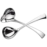 Multi-fonctions: Cette cuillère sauce est très approprié pour des amuse-gueule de sauce et sauce, des salades, des plats principaux et desserts.