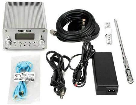 NIORFNIO 15W Fm Transmitter - Bluetooth Wireless Stereo Broadcasting Range 87-108mhz Transmitter, Used in Churches, Cars, Shopping Malls, Lecture Halls, Private Radio Stations