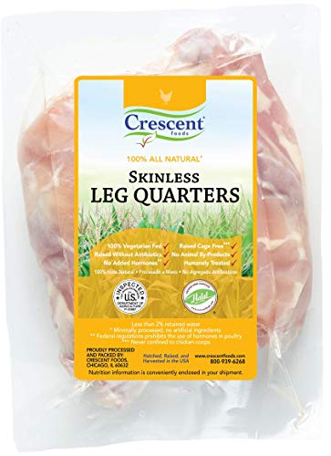 Crescent Foods 100% All Natural Skinless Leg Quarters