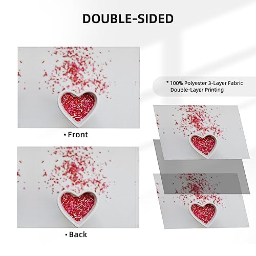 Drapeau cœur rose double face idéal pour décoration de mariage - 4