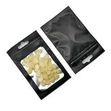 Outside size 3x4.7inch ; usable size 2.6x3.3inch ; sold in a pack of 100 pieces The 2.76 mil thickness in single side with aluminum foil and plastic material what is convenient for your use; which make your space spacious and keep things organized Th...