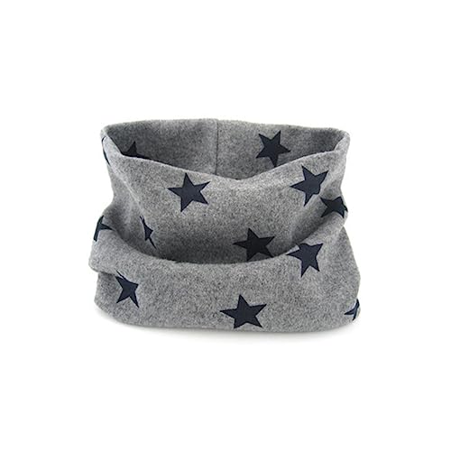 BESPORTBLE Cotton Neckerchief with Five Pointed Stars Pattern Warm Winter Scarf for Boys and Neck Warmer for Casual and Holiday Use