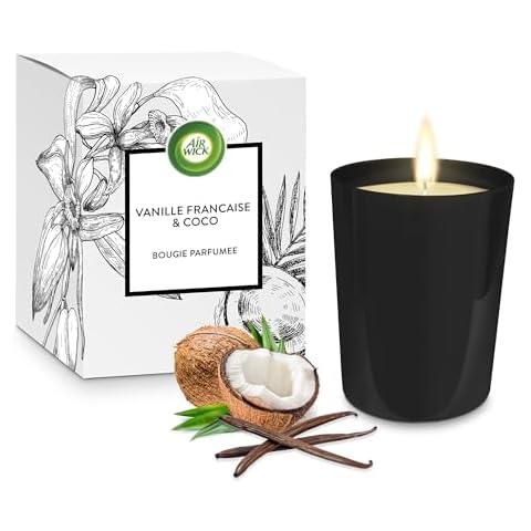 Air Wick Bougie Parfumée Vanille et Coco Cover