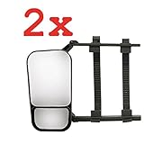  HP PFEFFERKORN_bundle 2X Caravan-Spiegel MIT TOTWINKEL PKW GELÄNDEWAGEN Transporter Mirror Dead Angle