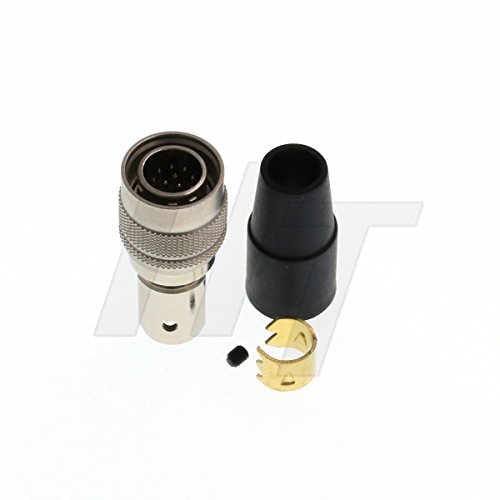 Conector circular macho 12 pines HangTon HR10A miniatura 2