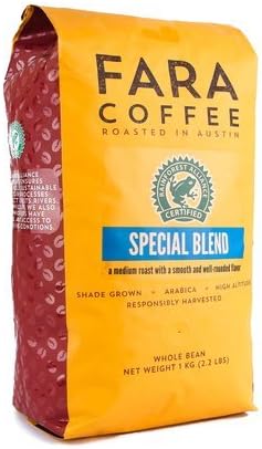 Fara Coffee, Whole Bean (Special Blend (Medium/Dark), 2.2 Lb)